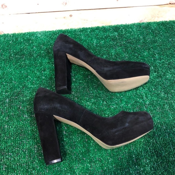 BCBGeneration Black Suede  Finelle x Pumps - Picture 3 of 10